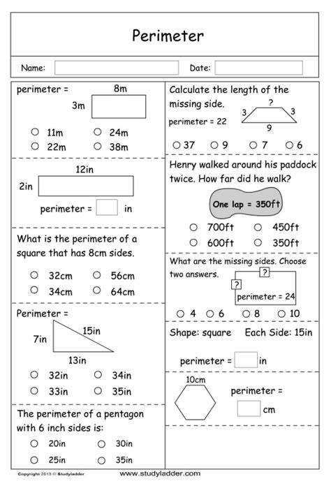 Image result for Perimeter Math Problem
