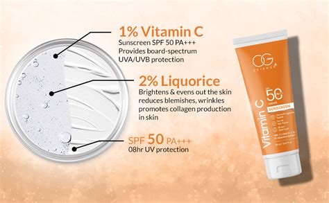 OG BEAUTY SCIENCE SPF 50 PA+++ Sunscreen with Vitamin C & Liquorice ...