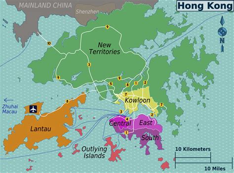 Maps of Hong Kong | Detailed map of Hong Kong in English | Tourist map ...