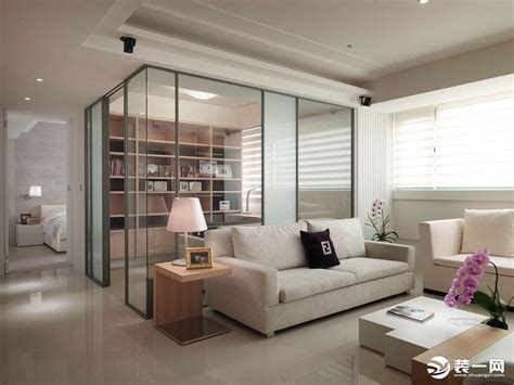 15款客厅隔出小书房设计效果图-中国木业网