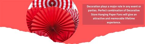 Ph Enterprise Crelzos 12Pc Hanging Paper Fans Decorations Round Pattern ...