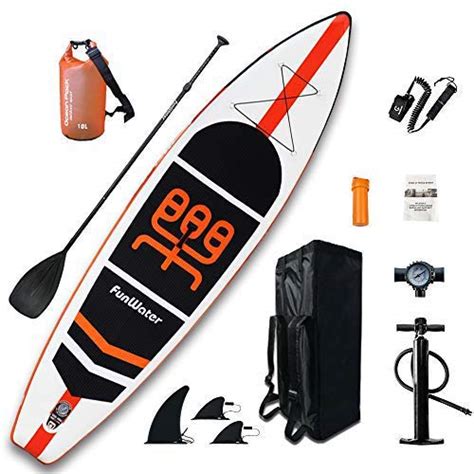 FunWater Stand Up Paddle Board 11'x33''x6'' Ultra-Light (20.4lbs ...