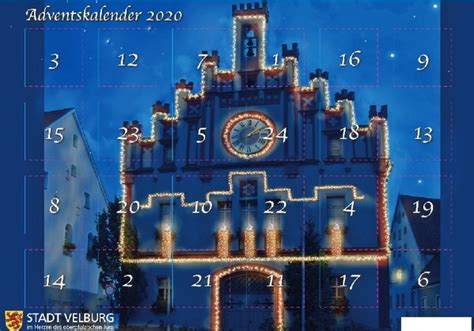 Erster Velburger Adventskalender für den guten Zweck! | charivari