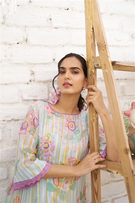 Saavi dress - blue – Issa Studio