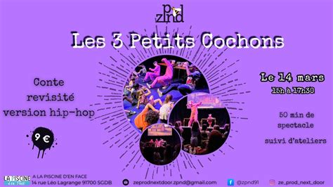 Les trois petits cochons version Hip-Hop by Zpnd , La Piscine d'en face ...