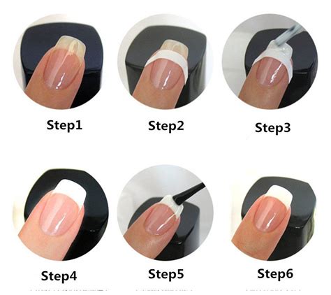 schablonen für french nails dm