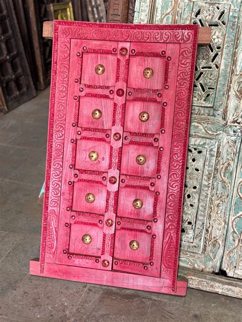 Antique Wooden Jharokha Window Wall Decor – Hand Carved Vintage Panel ...