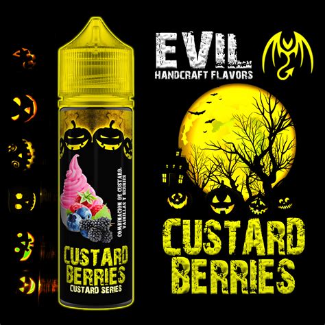 EVIL- serie custard- BERRIES CUSTARD 60 ml 3 mg - Córdoba Vape
