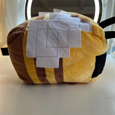 Large minecraft bee plushie/stuffed animal Super... - Depop