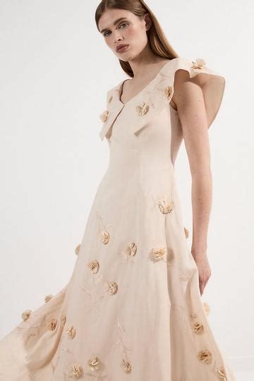 Floral Midi Dresses | Floral Print Midi Dresses | Karen Millen