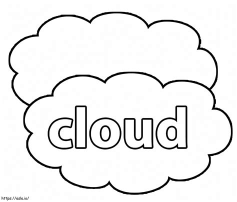 Cloud Color Page