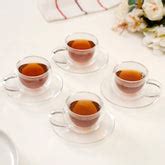 Premium Glass Cups Online - Luxury Glass Tea Cups | Nestasia