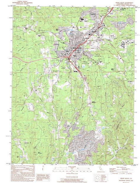 Grass Valley California Map