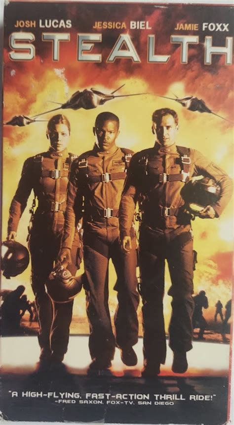 VHS 2004 Vintage Movie Titled Stealth Starring Josh Lucas, Jamie Foxx, Jessica Biel & Sam ...