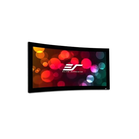 Elite Screens CURVE235-115W - 115 Inches CineWhite (2.35:1 Cinema Scop ...