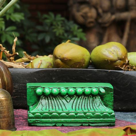 Carved Wooden Block – Revive Home