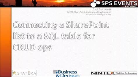 Image result for Connecting SharePoint List to SQL Server