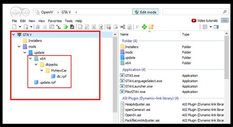 Image result for GTA 5 Basic Mod Folder Setup Example