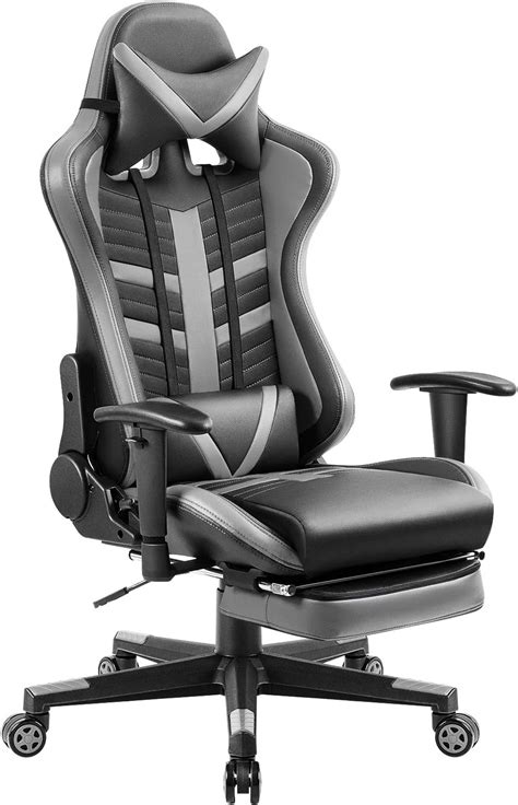 Buy Homall Ergonomic High-Back Racing Chair | Leather Bucket Seat ...