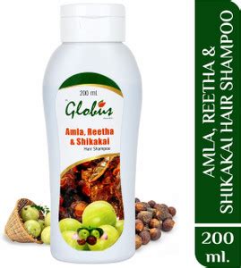 Globus Remedies Amla Reetha and Shikakai Hair Shampoo - Price in India ...