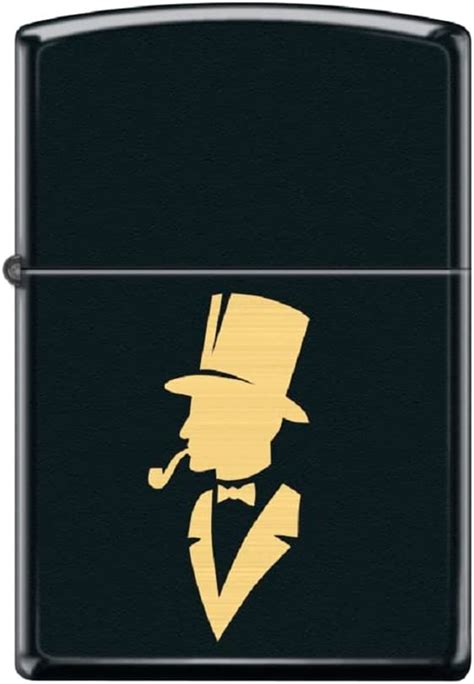 Buy Zippo Lighter-Gentleman, Pipes, Smoker, Smoking Pipe Insert Black ...