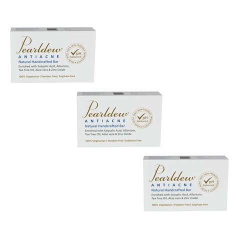 Buy PEARLDEW ANTI ACNE & ANTI PIMPLE SOAP (75 GM - PACK OF 3) Online ...