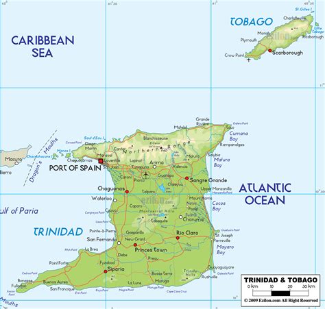 Resultado de imagen de trinidad y tobago datos geograficos
