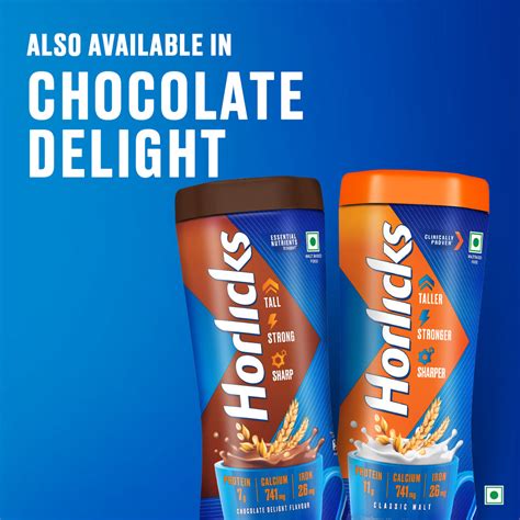 Buy Horlicks | Classic Malt | Kids Health & Nutrition Drink | Horlicks ...