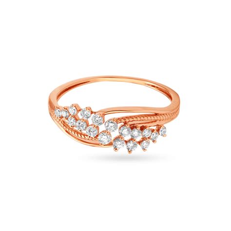 Tantalising Rose Gold Finger Ring