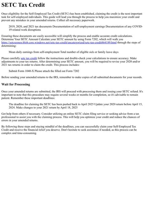 PPT - How to Claim the SETC Tax Credit PowerPoint Presentation, free ...