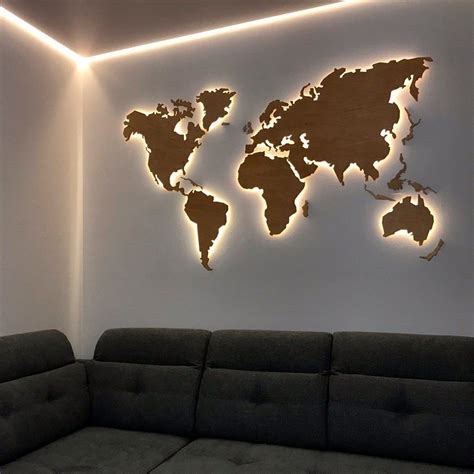 World map wall art – Artofit