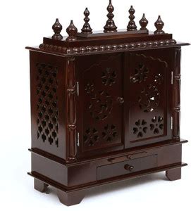 FurniGully (Mandir) Temple for Home Pooja, Arti Solid Wood Home Temple ...