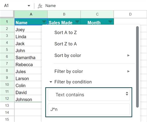 Image result for Google Sheets Add Filter Plug In
