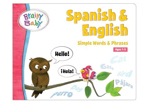 Brainy Baby Spanish & English Board Book: Simple Words and Phrases ...