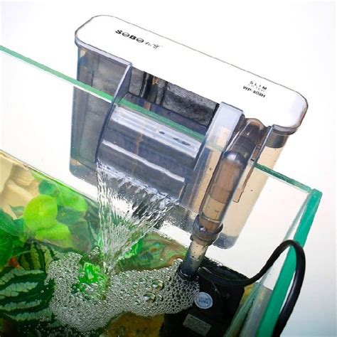 VAYINATO Sobo Wp Series Slim Hanging Filter for Aquarium Fish Tank(Wp ...