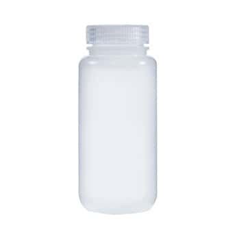 Cole-Parmer Essentials Economy Wide-Mouth Plastic Bottle, PPCO, 500mL ...