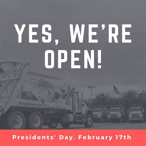 Image result for Penn Waste Holiday Schedule