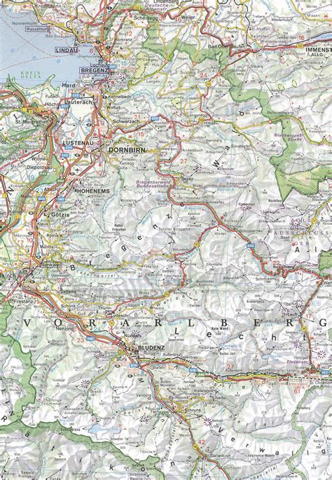 Vorarlberg Map Austria