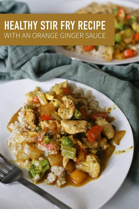 Healthy Stir Fry Recipe With the BEST Orange Ginger Sauce - Tidbits