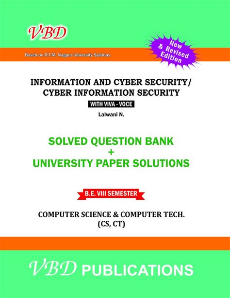 Buy Information & Cyber Secu. (B.E. VIII Sem. CS, CT) Book Online at ...