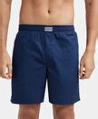 Buy Super Combed Mercerized Cotton Woven Fabric Boxer Shorts - Deep ...