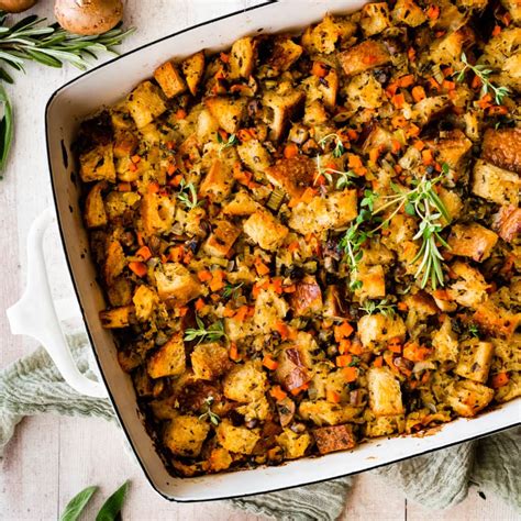 Best Vegetarian Stuffing Casserole Recipe - Cucina by Elena