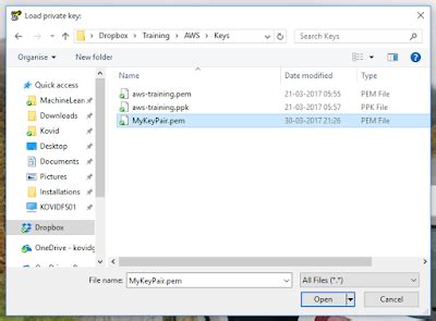 Use Putty to Convert pem to ppk format — Teletype