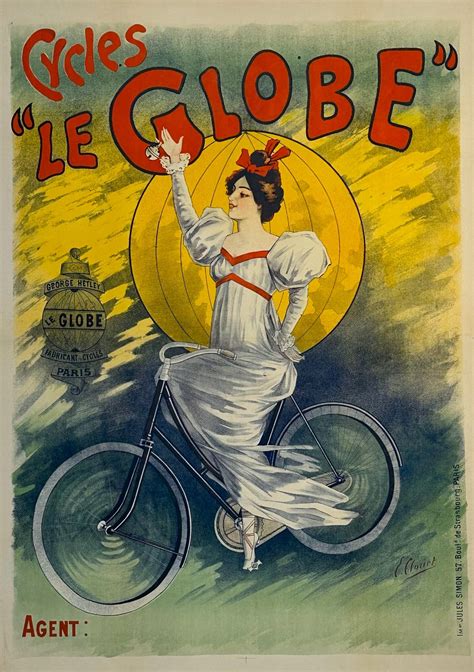 Cycles Le Globe, Original Vintage Poster - Authentic Vintage Posters