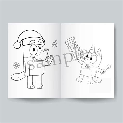Buy Bluey Colouring Pages / Bluey Activity Book/ Instant Printable ...