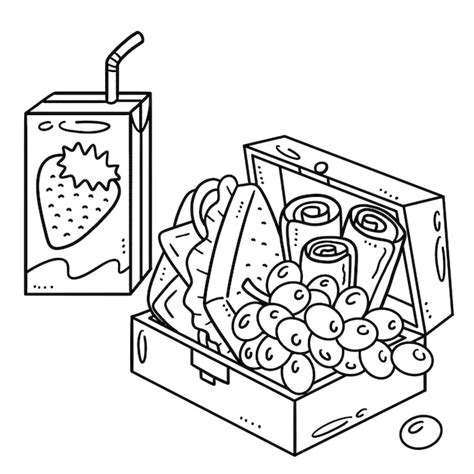 Snack Coloring Pages 的图像结果