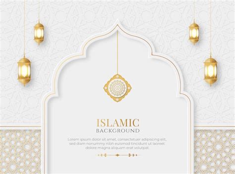 Islamic arabic elegant luxury ornamental background with islamic ...