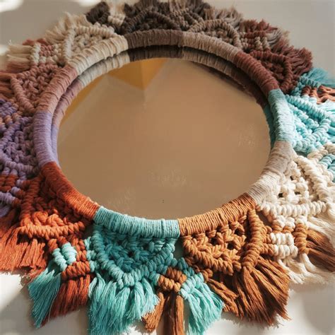 Image result for DIY Macrame Mirror Tutorial