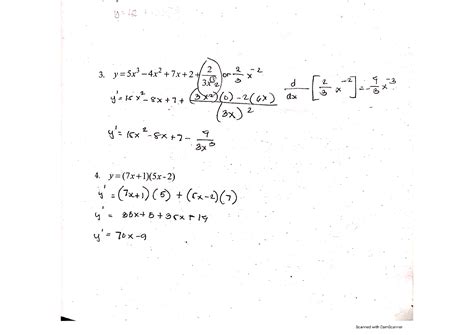 Image result for Basic Differentiation Formulas