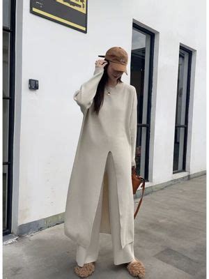 Buy MISS MOSA BY AKANKSHA Beige Beccy Statement Winter Co-Ord (Set of 2 ...